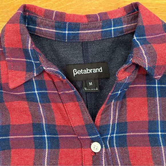 Betabrand Lumberjill Buffalo Plaid flannel/long sleeve button down shirt - Picture 4 of 5